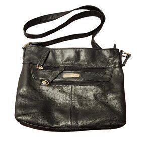 Stone & Co Black Leather Crossbody Bag
